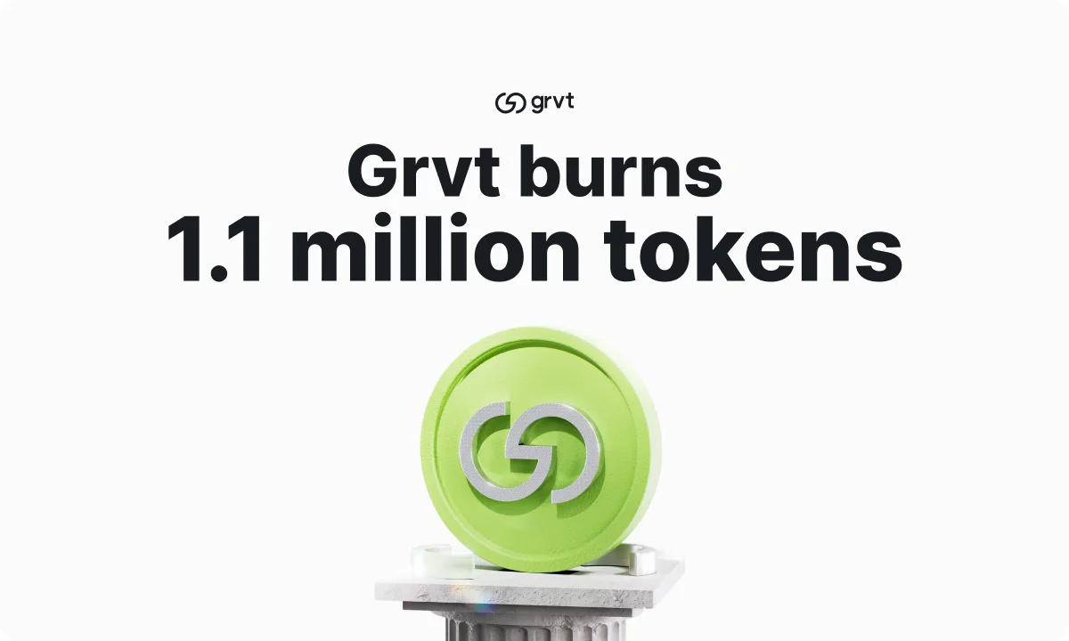 GRVT Burns 1.1 Million Tokens Ahead of Planned GRVT 2.0 Launch