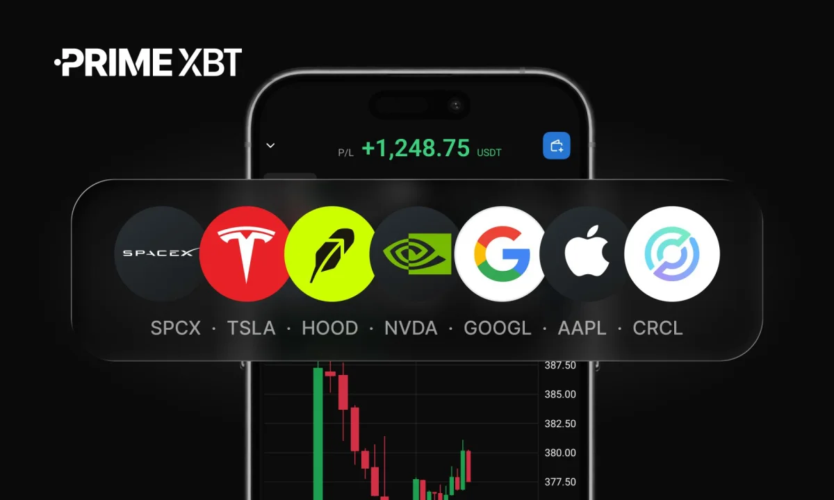 PrimeXBT Adds Tokenized Stock Futures for Tesla, SpaceX and NVIDIA