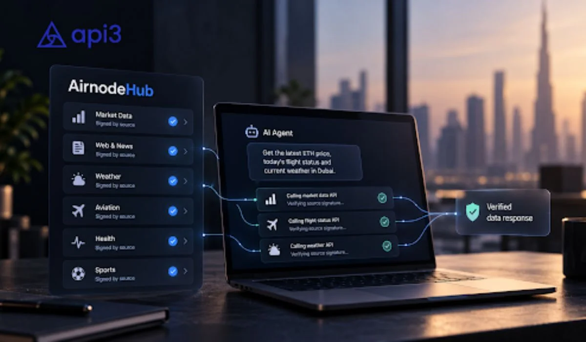 API3's AirnodeHub Delivers Source-Signed Data to the AI Agent Economy